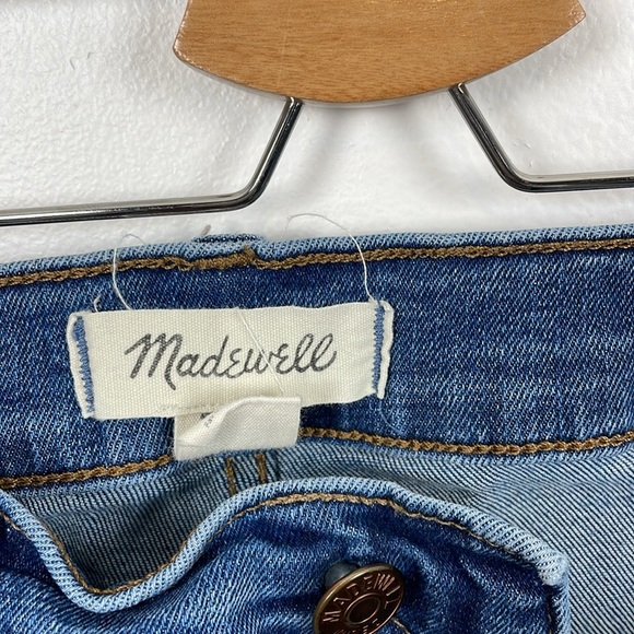 Madewell 10" High Rise Womens 28 Skinny Leg Button Fly Raw Hem 5 Pocket Jeans - Picture 11 of 11